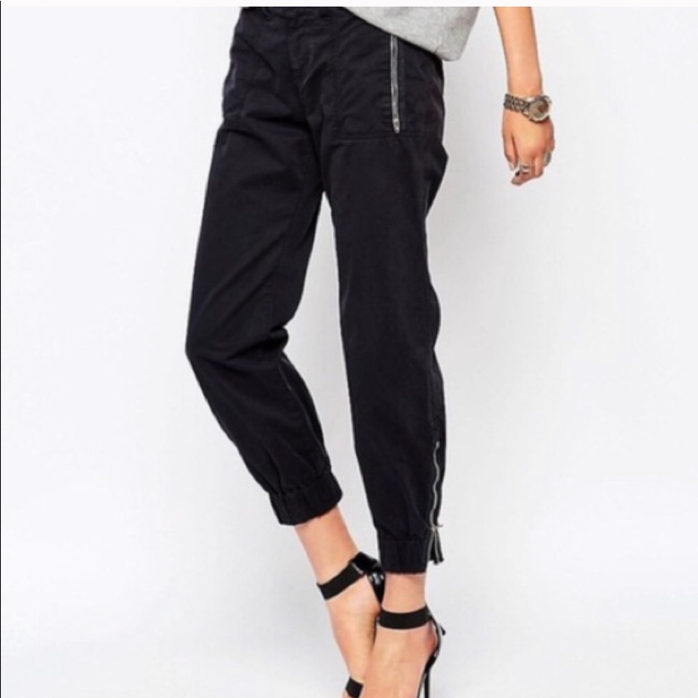 J Brand Tavi utility pants Chrome